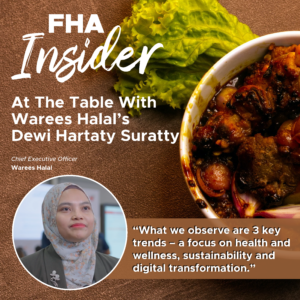 At The Table with Warees Halal’s Dewi Hartaty Suratty: “3 key trends are health and wellness, sustainability & digital transformation”