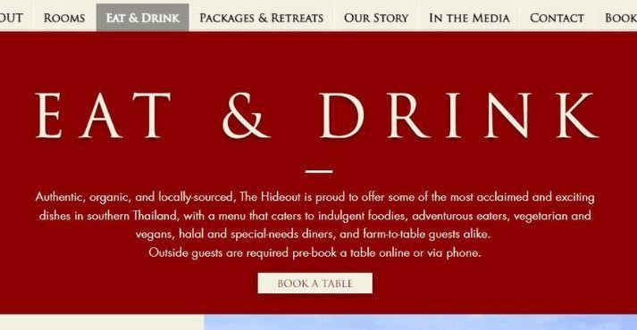 Homepage-of-hideout-website