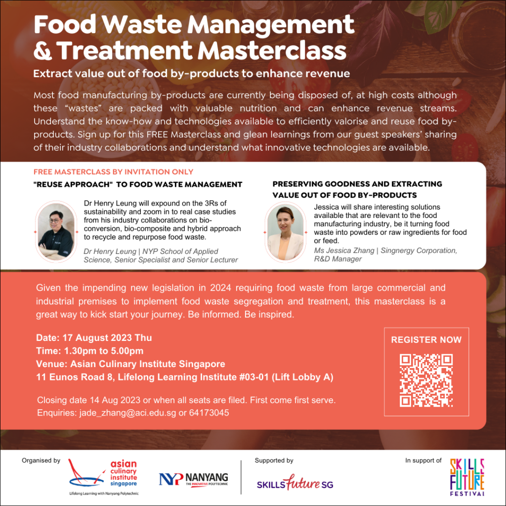 NYP Food Waste Management & Treatment Masterclass