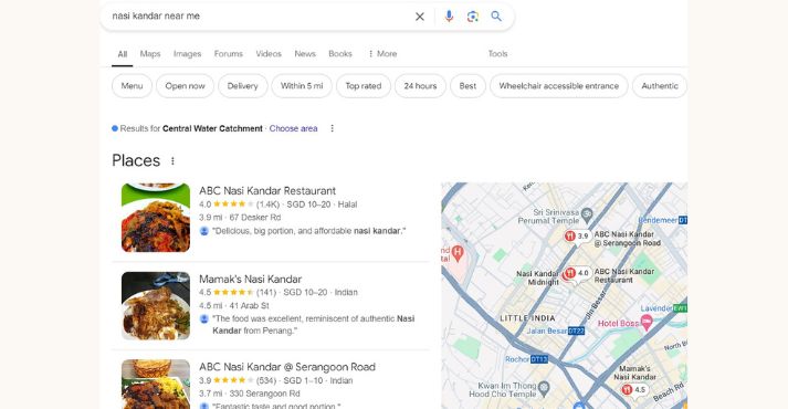 nasi rice search on google