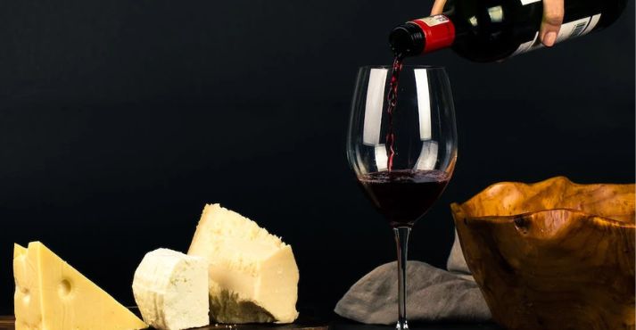 red wine with cheese pairing