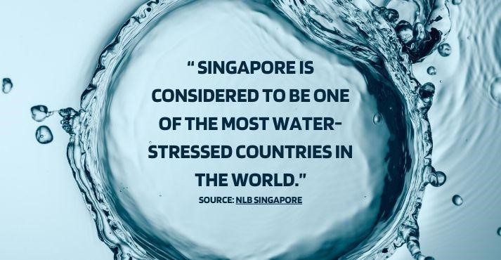 singapore most water-stressed country