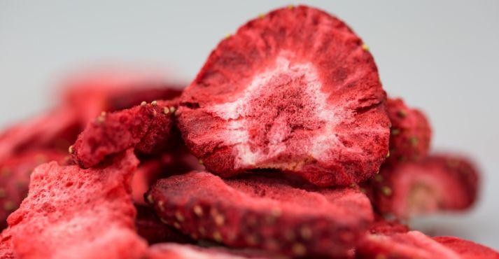 Lyophilized-freeze-dried-strawberries