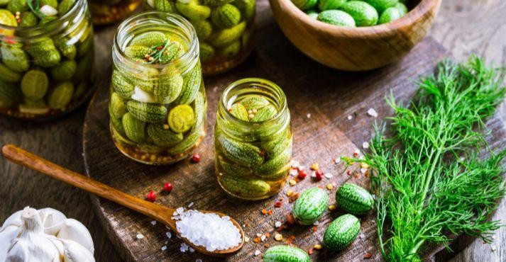 Pickling-of-cucumbers