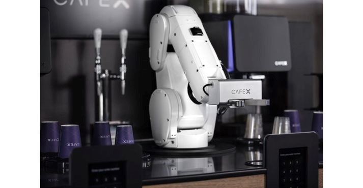 cafe x using robots serving food technology