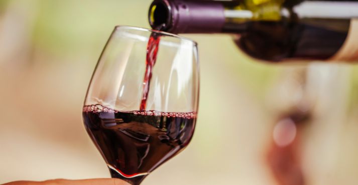 red wine healthy alcohol