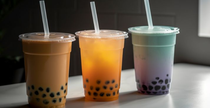 bubble tea in Asia as fast food