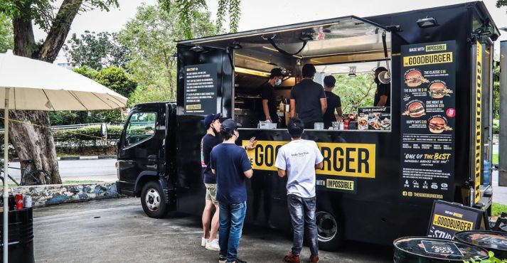 The Goodburger food truck in Singapore