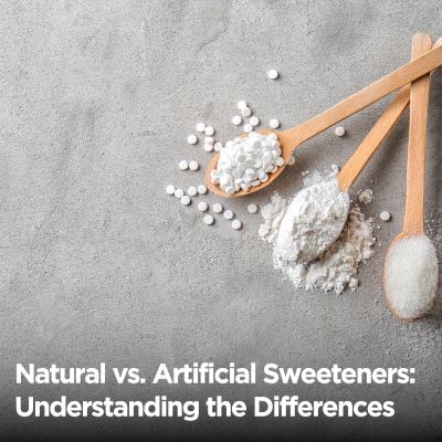 Natural vs artificial sweeteners